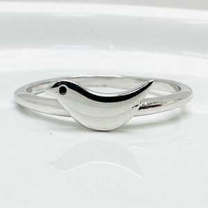 925 Sterling Dove Minimalist Ring Size 7.25